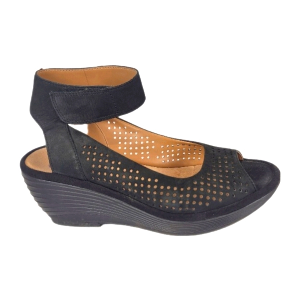 CLARKS Reedly Salene Black Women's Sandals